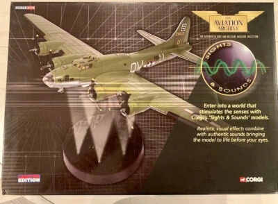 CORGI AVIATION ARCHIVE BOEING B-17F "THE ZOOT SUITERS" Lights and Sounds - Image 1 of 4