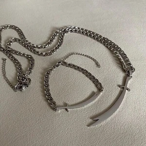 Zulfiqar Necklace Zulfiqar Bracelet • Imam Ali Necklace Set • Islamic Necklace - Picture 1 of 4