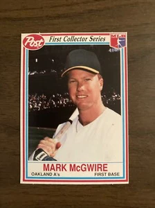 1990 Post Müsli erste Sammler Serie #12 Mark McGwire - Bild 1 von 2