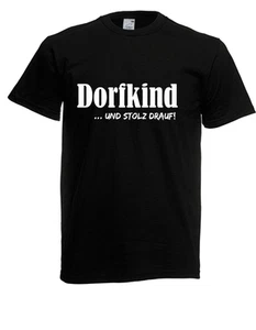 Herren T-Shirt  Dorfkind I Sprüche I Fun I Lustig bis 5XL  - Bild 1 von 11