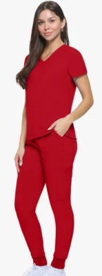 Conjunto Exfoliante Natural Uniforms Mujer Essential Cool Elástico Jogger 8533 Exfoliante de Enfermera Foto 1 de 4