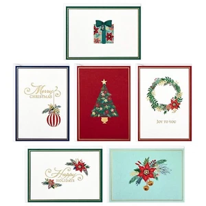 48x Hallmark Christmas Card Assortment Box w/Envelopes - Holiday Icons (XPX5173) - Picture 1 of 13