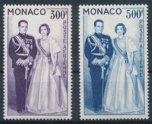 Briefmarke Monaco PA 71/72 ** postfrisch ohne Scharnier - Bild 1 von 1