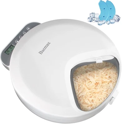 Alimentador automático de alimentos húmedos para gatos, alimentador automático refrigerado de alimentos húmedos para gatos perros  Foto 1 de 4