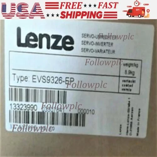 US Free TAX EVS9326-EP NEW LENZE SERVO INVERTER EVS9326-EP EVS9326EP - Image 1 of 1