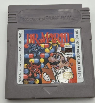 Dr. Mario (Nintendo Game Boy) Official Cartridge ONLY Works GUC - Image 1 of 4