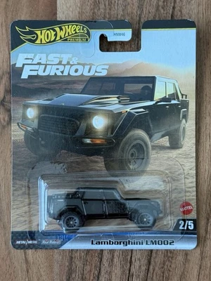 Hot Wheels Fast & Furious Premium 2025 negro Lamborghini LM002 SUV diecast JBL86 Foto 1 de 2