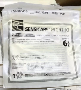 Guantes quirúrgicos ortoquirúrgicos Medline Sensicare PI talla 6-1/2 - (50 pares) 2025/11/28 - Imagen 1 de 3