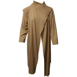 Cardigan long tricoté Maxmara en soie beige - Photo 1/5
