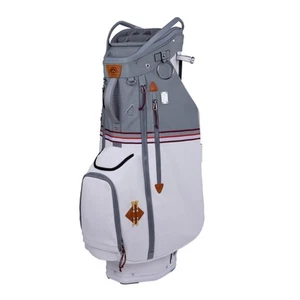 Sun Mountain Mid Stripe 14-Way Cart Golf Bag - N230436 - White/Cadet/Brick - Picture 1 of 3