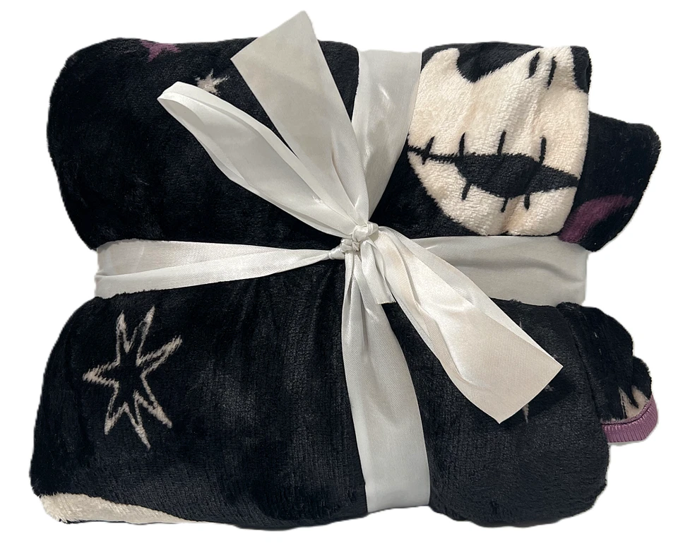 The Nightmare Before Christmas Travel Blanket Throw 40”X 50” Jack Skellington - Image 1 of 3