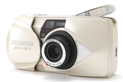 Протестированная почти как новая пленочная камера Olympus Stylus μ mju II 110 35 мм Point & Shoot ЯПОНИЯ - Изображение 1 из 4