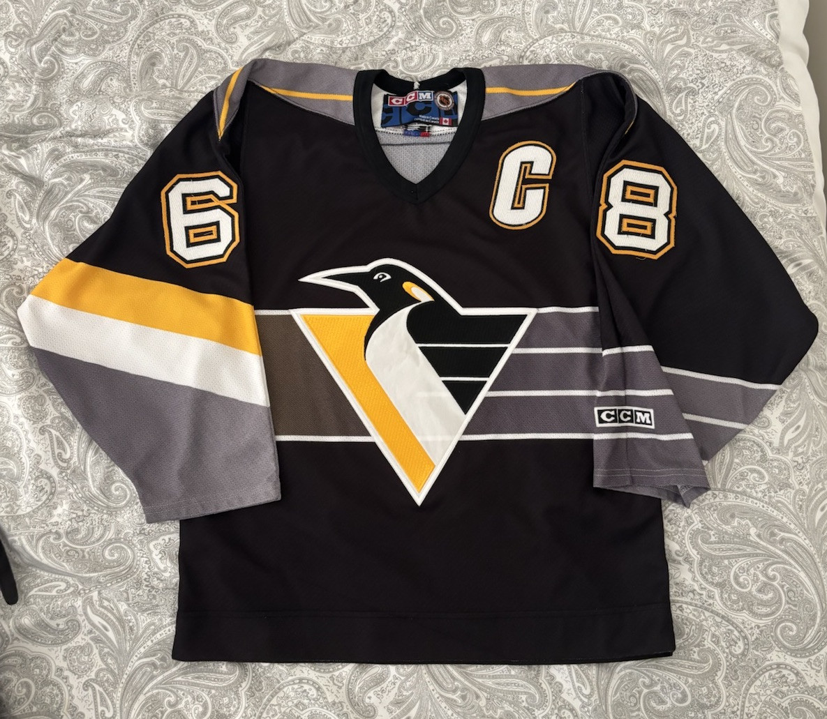 CCM - NHLアイスホッケーピッツバーグペンギンズ　マルチプリントプラクティスジャージ Amazon.co.jp: [FDJNFE] ホッケージャージーアイスホッケー