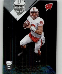 2017 Panini Elite Draft Picks Russell Wilson #86 Wisconsin Badgers - Picture 1 of 2