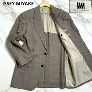 Issey Miyake Mens Tailored Jacket 2B L Lightweight Spring Summer Auth - Picture 1 of 10