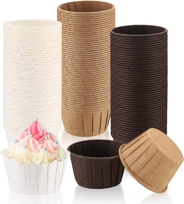 150 Stk Papier Muffinförmchen, Muffin Cupcake Formen, Backförmchen Muffinformen, - Bild 1 von 4