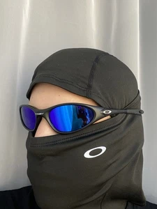 Vintage Oakley Minute black blue Sunglasses Gorpcore Outdoor Y2K rare plate - Picture 1 of 14