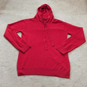 S MAX MARA Knit Hoodie Sweater Red Size L? - Picture 1 of 9