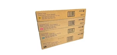 Genuine Set of 4 Xerox 006R01219 006R01220 006R01221 006R01222 Work Centre Toner - Image 1 of 3