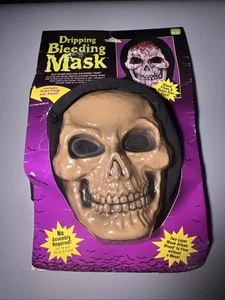 New Halloween Bleeding Skull Mask Skeleton Costume Dripping Bloody Prop 2015 - Picture 1 of 2