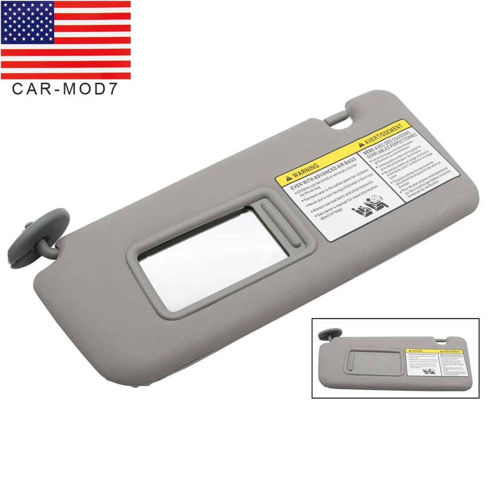 SUN VISOR LH LEFT DRIVER SIDE GRAY & EXTENDED PAD For 2004-2005 TOYOTA RAV4 US Foto 1 de 4