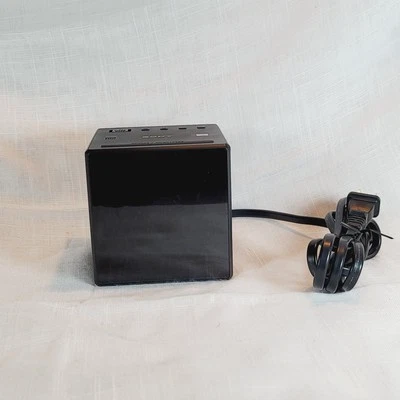 SONY Digital Alarm Clock Radio ICF-C1 LED Digital Mirrored Display Black Tested - Image 1 of 4