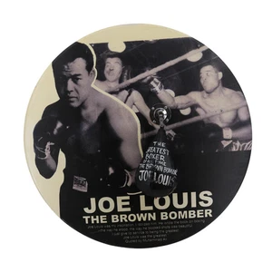 Joe Louis Boxing 36x36 Canvas Painting with Inflatable Speed Bag - Picture 1 of 6