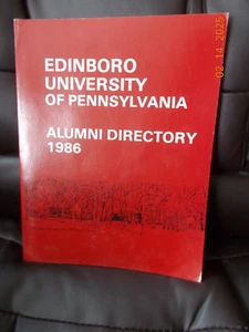 EUP Edinboro University of Pennsylvania Alumni Directory 1986 Softcover - Imagen 1 de 4