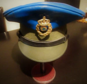 EXCELLENT QUALITY GREEK HELLENIC ROYAL MILITARY POLICE UNIFORM HAT FROM 50s - Picture 1 of 5