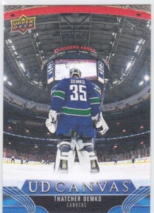 2023/24 UD..THATCHER DEMKO..CANVAS..CARD # C80..CANUCKS..FREE COMBINED SHIP - Picture 1 of 2