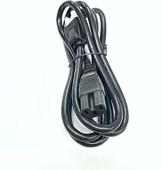 6 Computer & Monitor US Power Cord: 6 Foot 3 Prong C13 Grounded Cable - Image 1 of 3