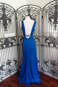 1333 DESSY 2901 OCEAN GRÖSSE 14 VOLLE LÄNGE FORMELLE LÄNGE KLEID DRESS - Bild 1 von 10