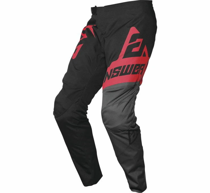 Answer Racing A20 Syncron Voyd MX Off-Road Pants Black/Red Youth Sizes - Image 1 of 1