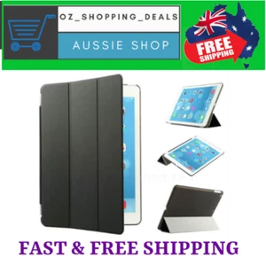 New iPad Air 2 Magnetic Smart Wake/Sleep Stand Leather Cover Case FREE POSTAGE - Picture 1 of 11