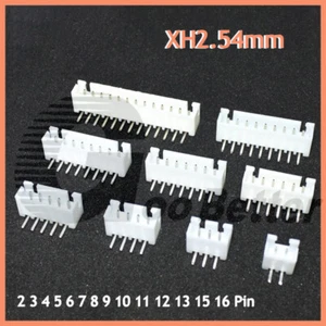 JST XH2.54mm Plug Connector Right Angle Header 2 3 4 5 6 7 8 9 10 12 14 16 Pins - Picture 1 of 24