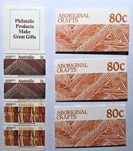 1987 Aboriginal Crafts 80c Booklet - Mint booklets - Picture 1 of 4