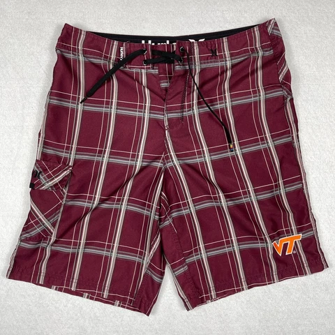 Virginia Tech Boardshorts Mens 32 Hurley VT Surf Swimwear Swim Trunks Beach Cover