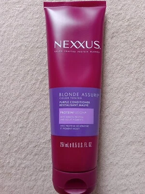 Nexxus Blonde Assure Color Toning Purple Conditioner 8.5 FlOz Blonde,Silver Hair - Image 1 of 3