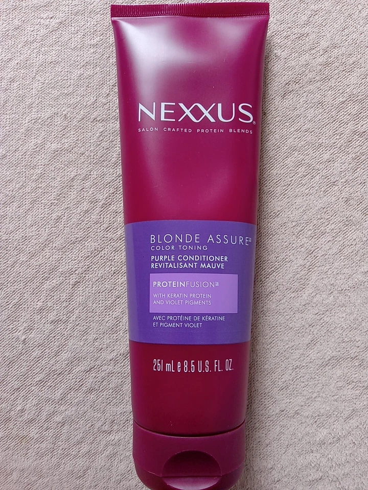 3x Nexxus Blonde Assure Color Toning Purple Conditioner 8.5 FL Oz Each Ship