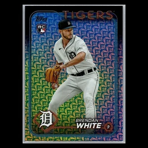 2024 Topps Series 1 – #8 Brendan White RC Easter Holiday Foil – Detroit Tigers - Picture 1 of 2
