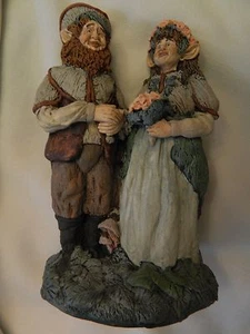 1993 SMITHSHIRE BRIDE & GROOM FIGURINE - LANCE CORP., HUDSON, MA - Picture 1 of 6