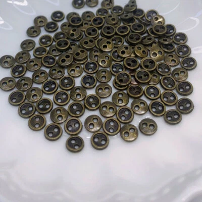 50PCS Mini Button Round Buckle Doll Clothing Sewing Handmade Craft DIY Accessory - Image 1 of 2