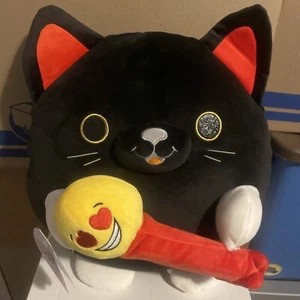 Snackles 14” Luna Pez Black Red Cat Jumbo Plush Pez dispenser - Picture 1 of 7