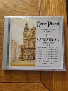 Mozart: Die Klavierkonzerte Carmen Piazzini CD New & Sealed - Imagen 1 de 2