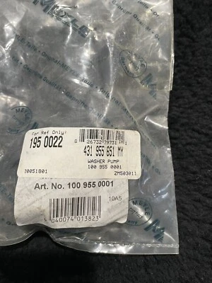 Насос стиральной машины передний 1009550001 Meyle 171955651 431955651 61661368589 новый - Изображение 1 из 3