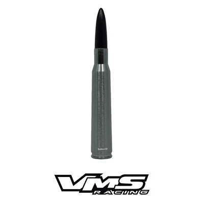 VMS RACING CNC 5" 50 CALIBRE ANTENA BALA PARA 94-04 FORD MUSTANG PLATA NEGRO Foto 1 de 4