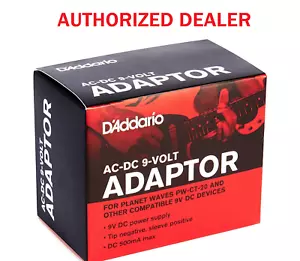 PW-CT-9V Regulated AC-DC 9V Adaptor Guitar Pedal Power Planet Waves D'Addario - Picture 1 of 12