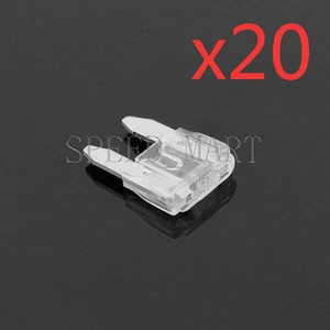 20 PIEZAS 25A camiones barcos SUV automático HID luz mini hoja fusible - Imagen 1 de 1