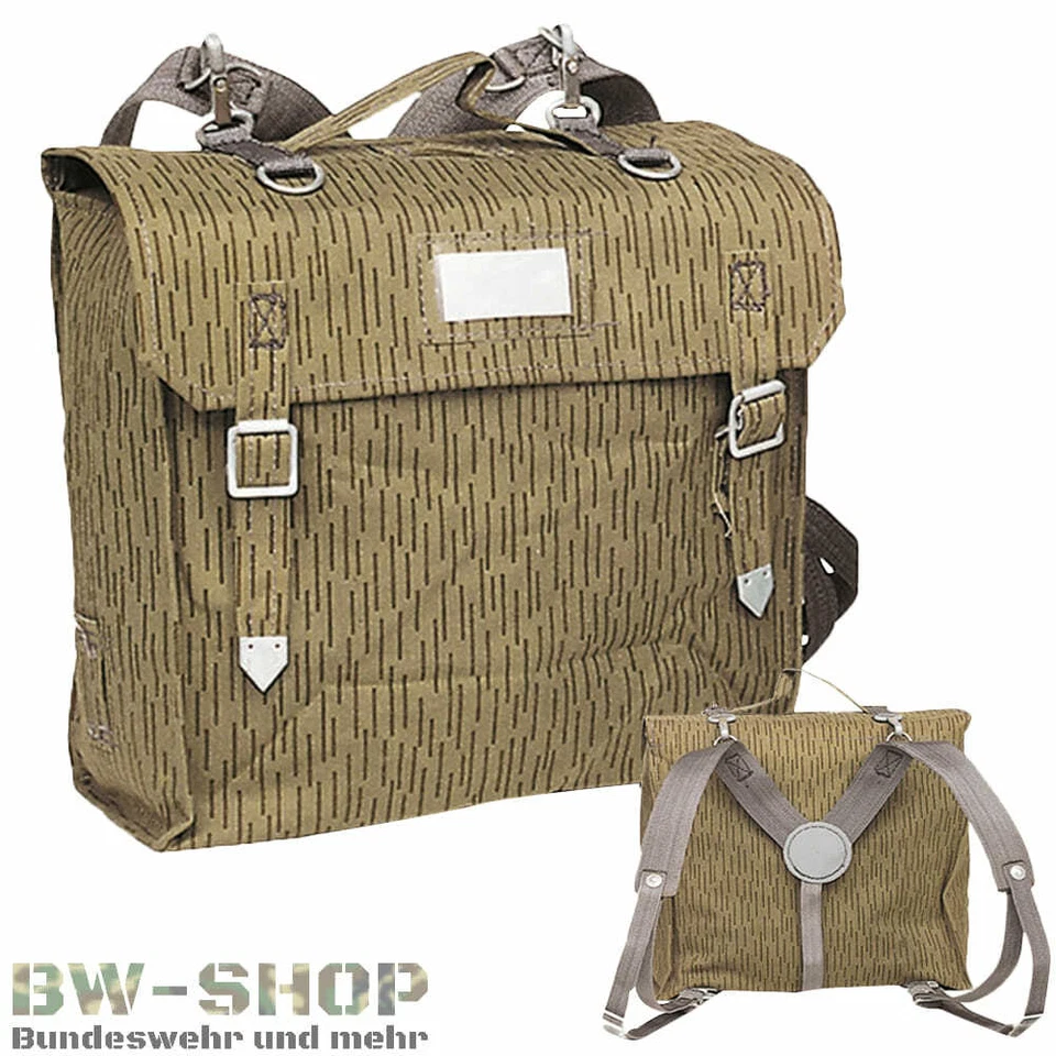 ORIGINAL NVA STURMGEPÄCK + TRAGEGESTELL DDR TASCHE RUCKSACK STRICHTARN TEIL 1/2 - Bild 1 von 1