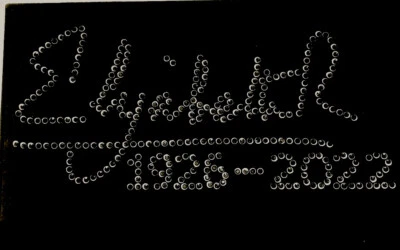 Rhinestone Iron On Hotfix crystal  Transfer Queen Elizabeth name - Image 1 of 2